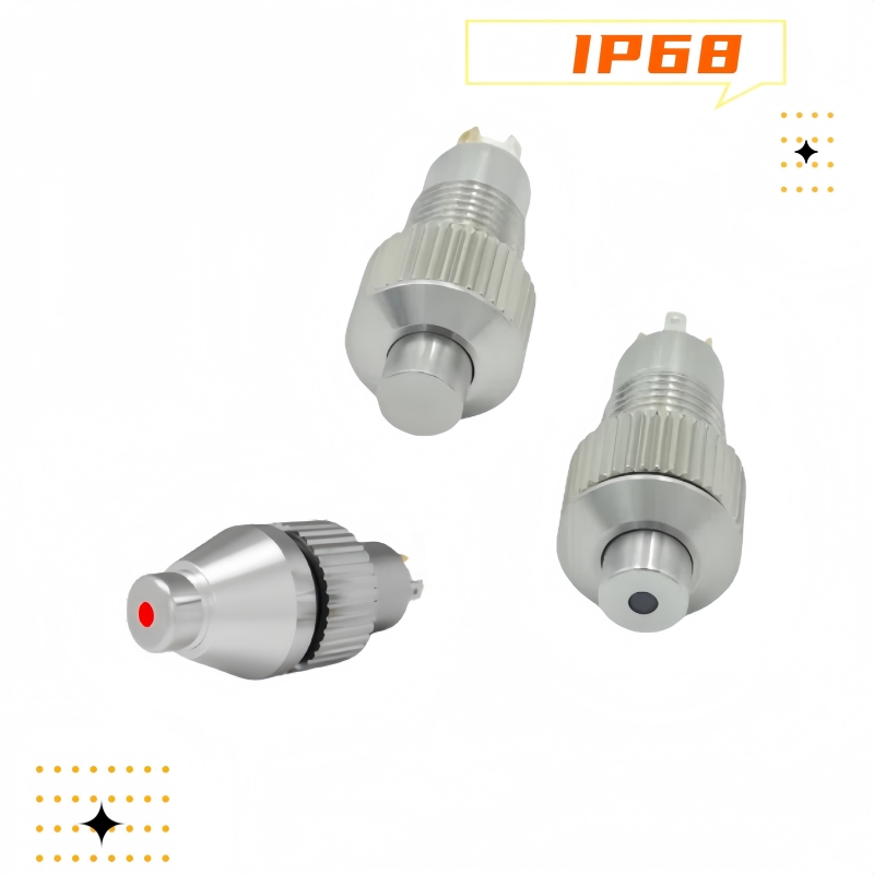 8mm金屬按鈕開關