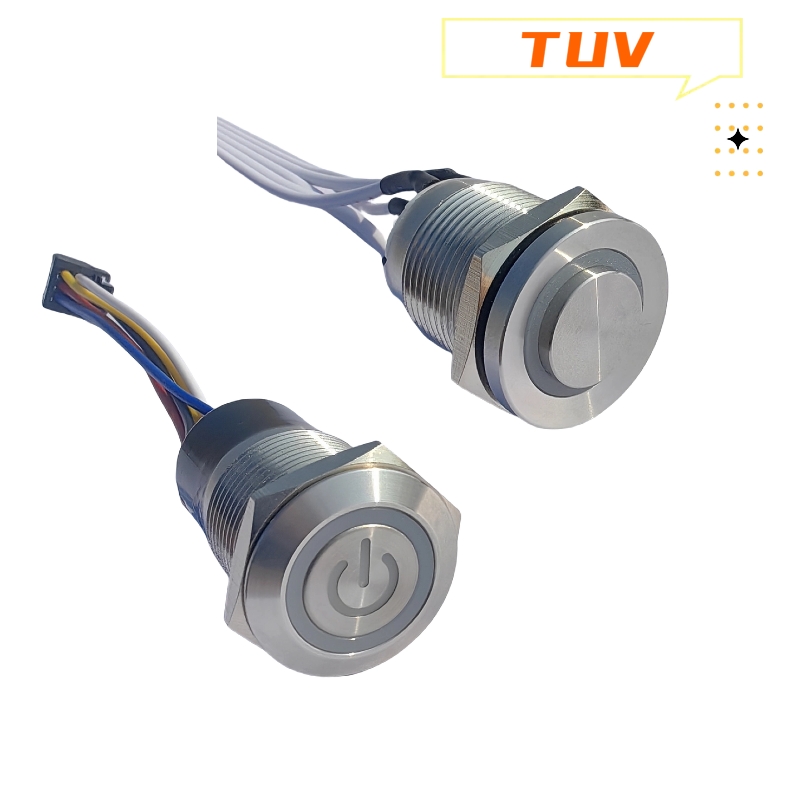 19mm短款金屬按鈕開關(guān)