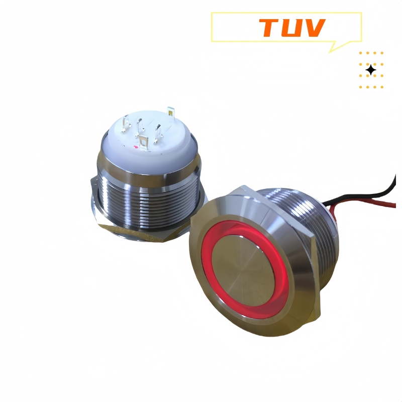 25mm短款金屬按鈕開關