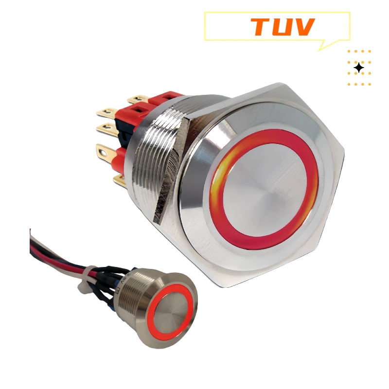 25mm金屬按鈕開關IP67